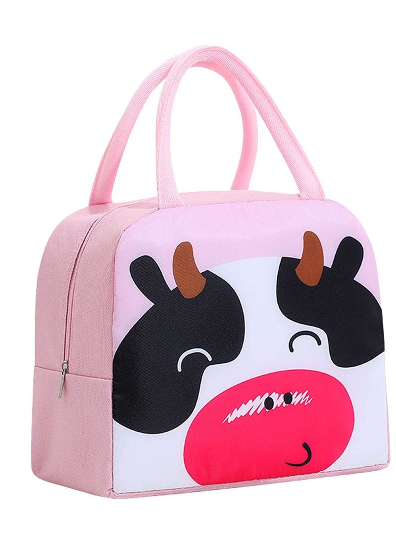 KASTWAVE Kids Lunch box Insulated Soft Bag, Waterproof Lunch Bag for Adults, Kids Cartoon Colors Insulated Lunch Box Cooler Bag Portable Tote Bag Food Storage Bag for Women Men Work School Picnic - Image 1