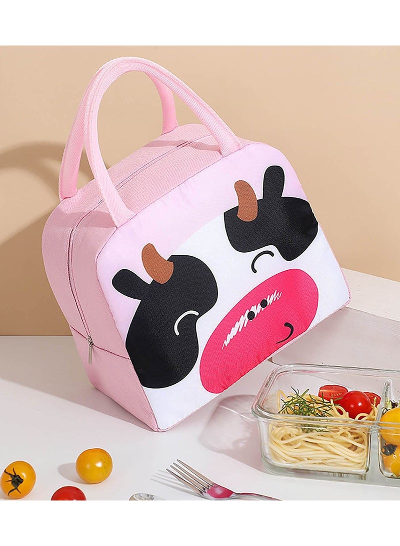 KASTWAVE Kids Lunch box Insulated Soft Bag, Waterproof Lunch Bag for Adults, Kids Cartoon Colors Insulated Lunch Box Cooler Bag Portable Tote Bag Food Storage Bag for Women Men Work School Picnic - Image 2