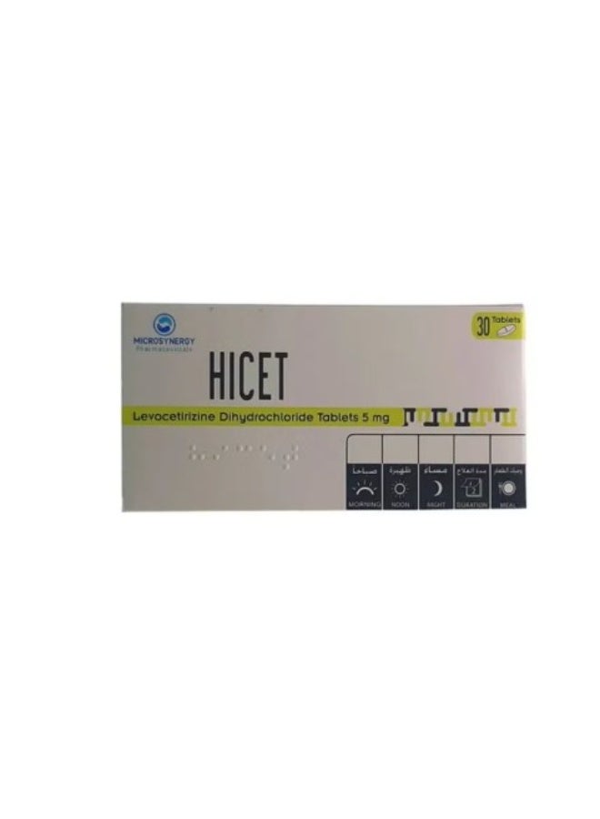 Hicet 5Mg Tab 30S