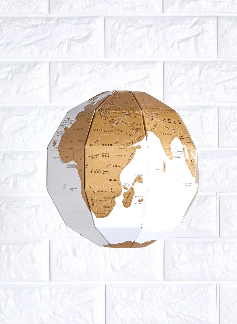 Luckies 3D Scratch Globe Map