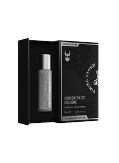 The Beard Struggle Concentrated Cologne for Men by Beard Struggle  6x More Longer Than Traditional Colognes  Silver Collection  Viking Storm  Mens Cologne 15 mL  05 US fl oz Glass Roller Bottle 