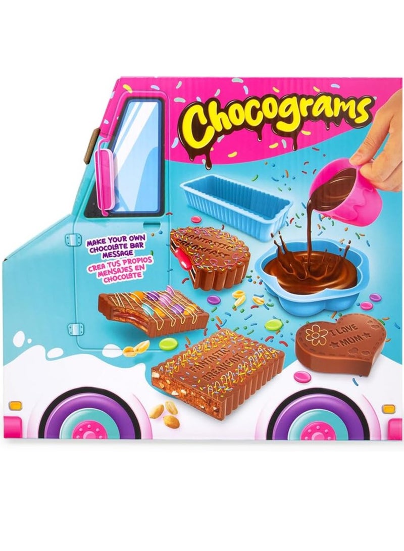 توي تراينجل ZAP CHEF Chocograms Chocolate Messages Play Set - Premium Toys - No:Zc002 - Image 1