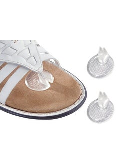 Oasisgalore 3 pairs of non-slip silicone finger guards for silicone thong sandals, clear  - Image 1