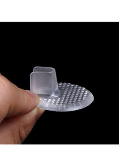 Oasisgalore 3 pairs of non-slip silicone finger guards for silicone thong sandals, clear  - Image 2