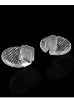 Oasisgalore 3 pairs of non-slip silicone finger guards for silicone thong sandals, clear  - Image 3
