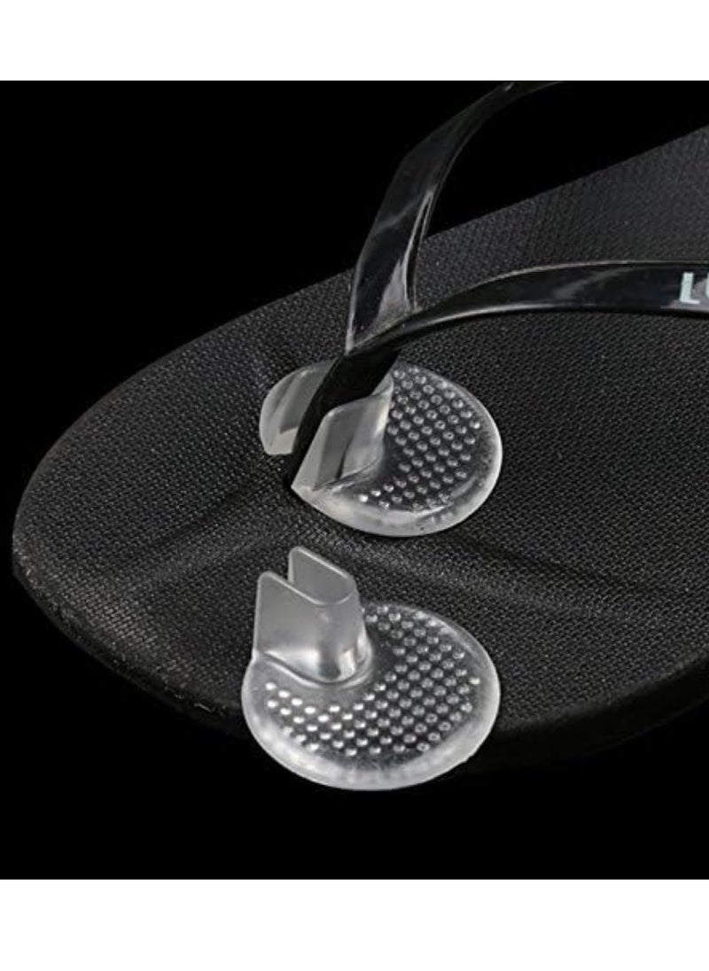 Oasisgalore 3 pairs of non-slip silicone finger guards for silicone thong sandals, clear  - Image 4