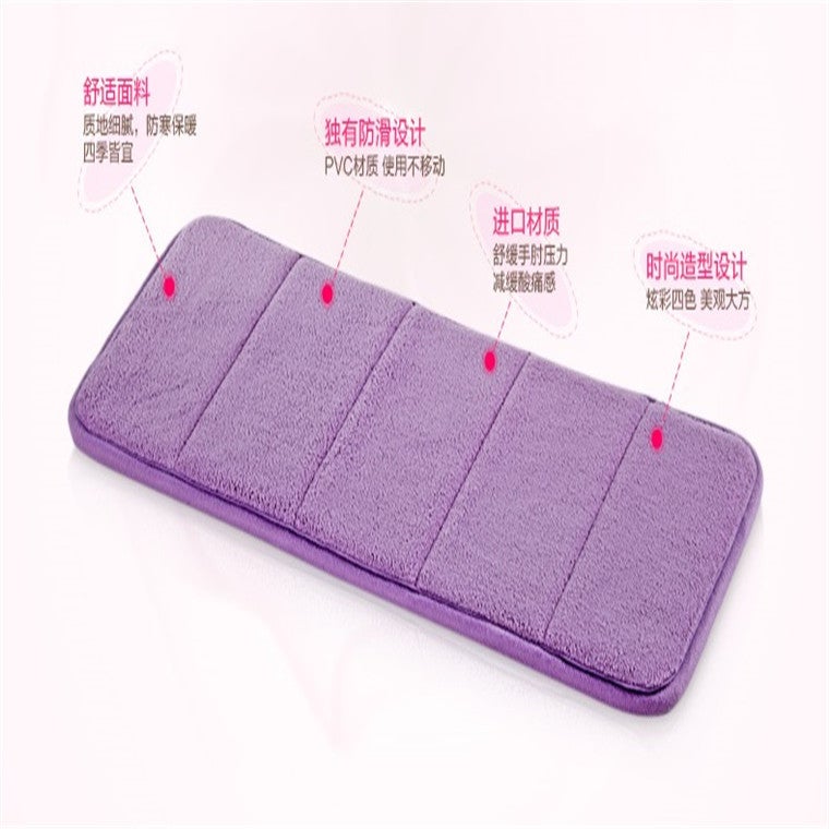 Modern Simple Rubbing Mat Memory Foam Keyboard Elbow Pad Washable Mat Waterproof - Image 3
