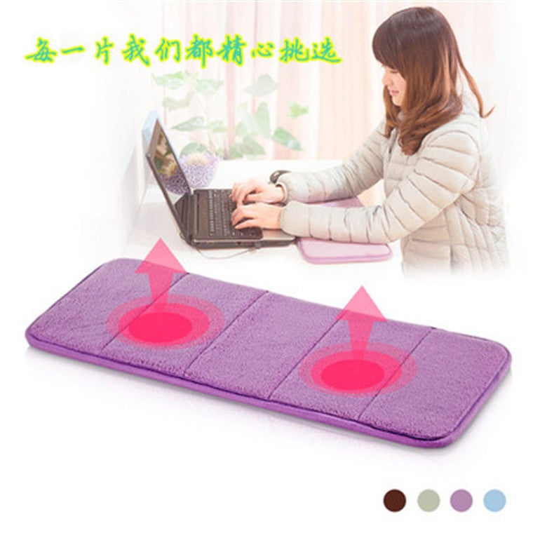 Modern Simple Rubbing Mat Memory Foam Keyboard Elbow Pad Washable Mat Waterproof - Image 2