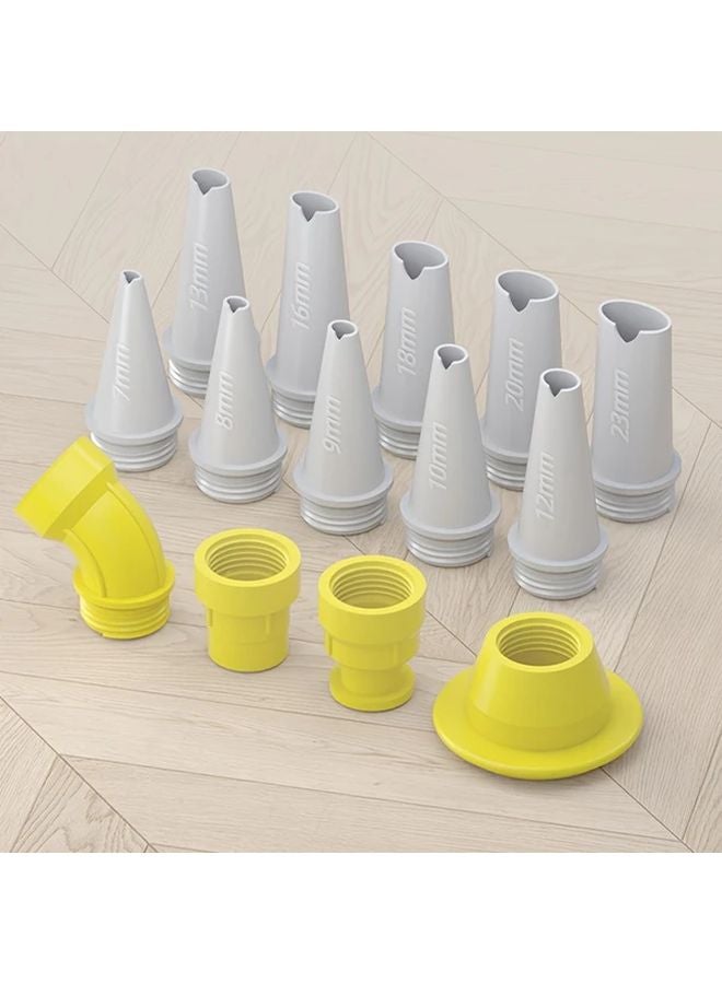 1 Set 15pcs Pro Silicone Caulking Gun Nozzle Durable Easy Clean Plastic Dispensing Tips - Image 5