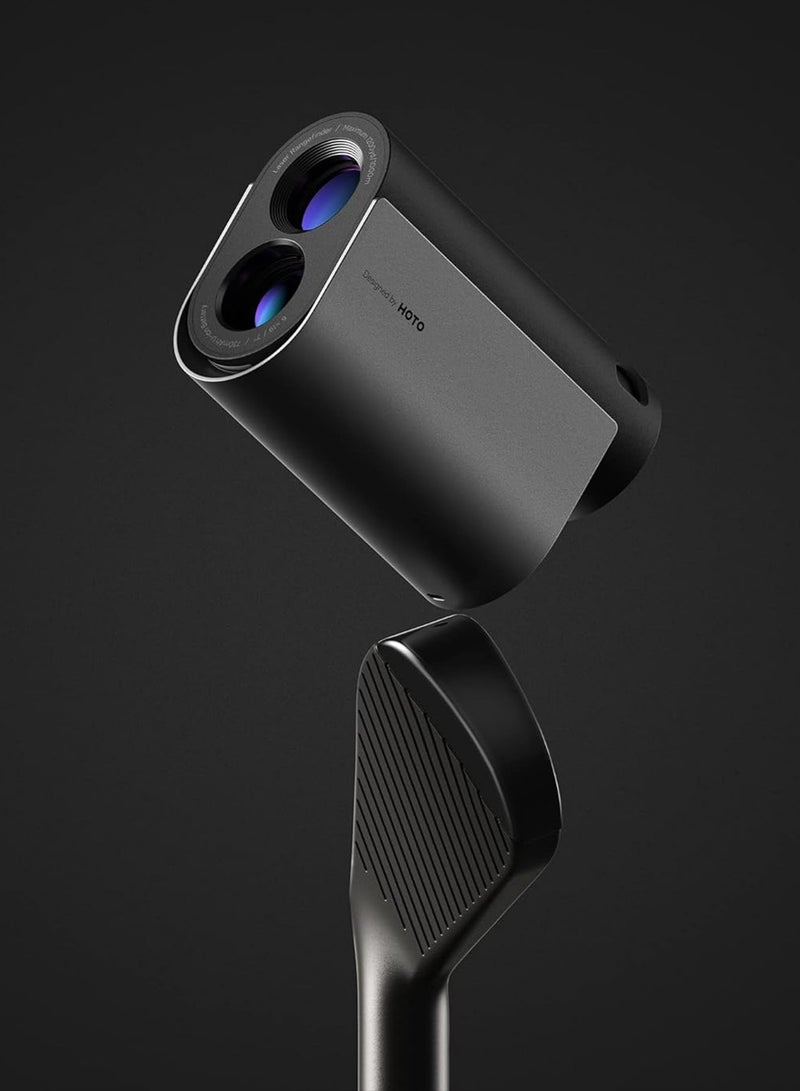 HOTO GOLF LASER RANGEFINDER 1200-yard Extra-long range Clear field of vision in 6x magnification ±1-yard test accuracy 0.5 seconds instant feedback Two-button design Two modes: Slope Compensation - Image 3