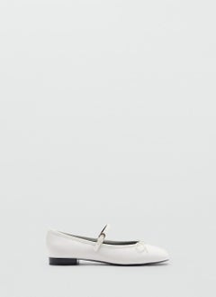 MANGO Ballerinas With Strip And Bow Detail  - Image 1