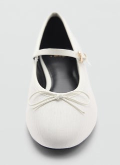 MANGO Ballerinas With Strip And Bow Detail  - Image 3