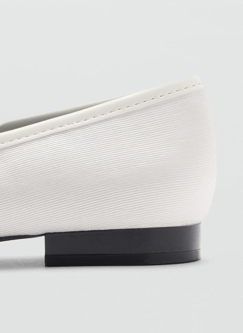 MANGO Ballerinas With Strip And Bow Detail  - Image 4