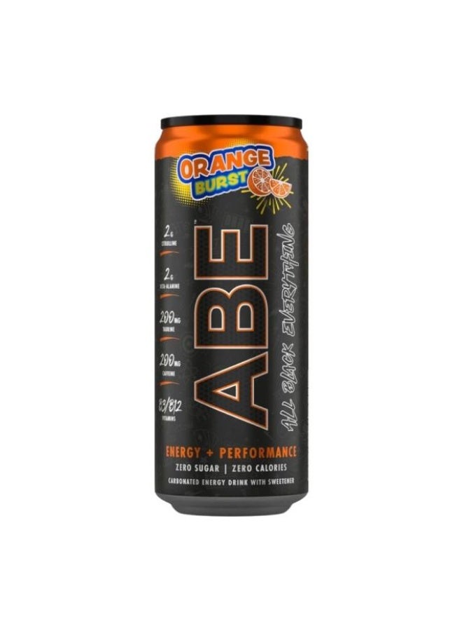 Energy Drink, Orange Burst - 330ml, UK