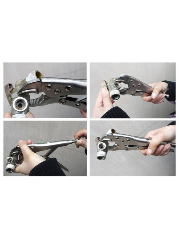 3-Piece Locking Pliers Set – Heavy Duty Vise Grip Wrench Tools - Image 3