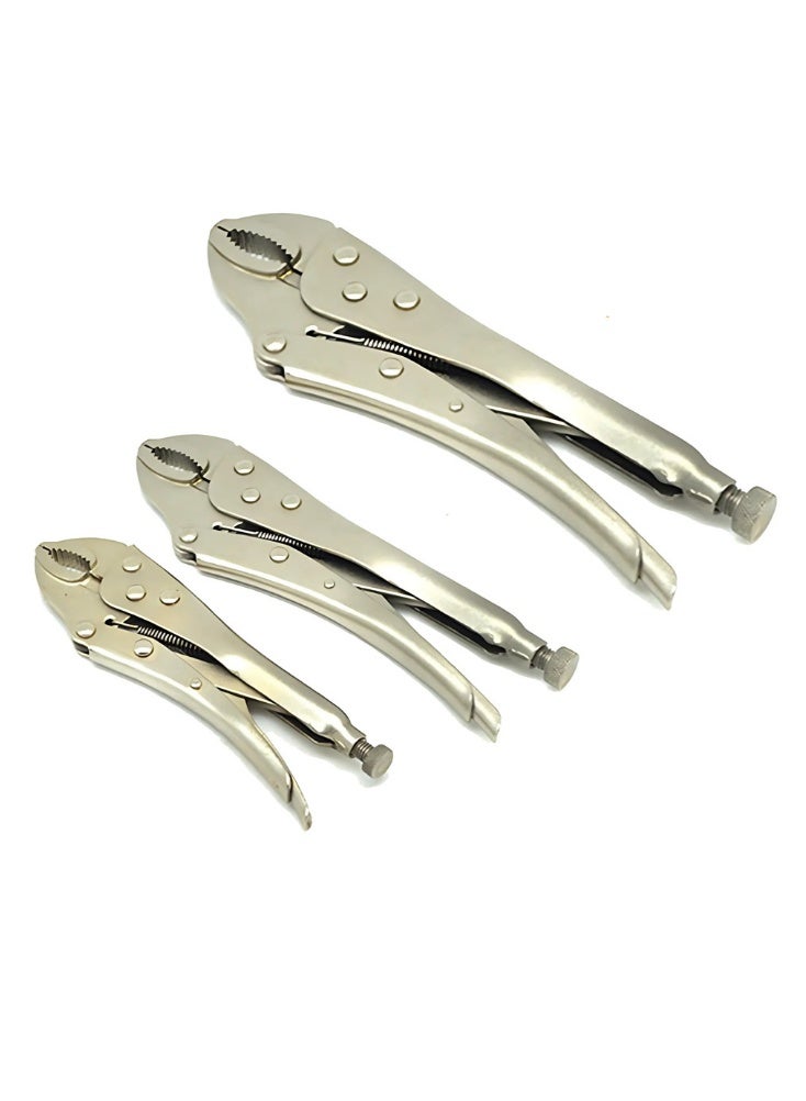 3-Piece Locking Pliers Set – Heavy Duty Vise Grip Wrench Tools - Image 1