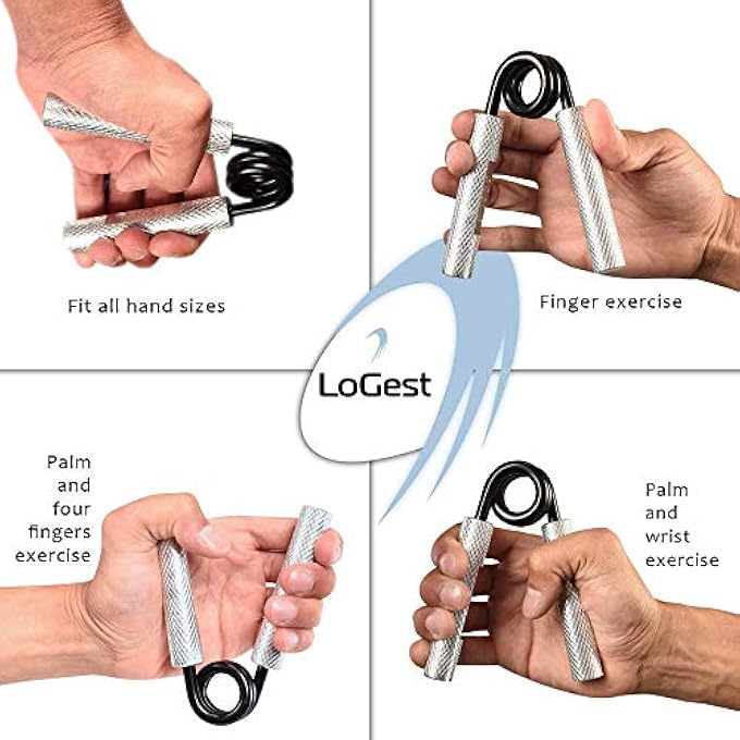 Logest Metal Hand Grip Strengthener 100Lb-350Lb No Slip Heavy-Duty Grip Strengthener With Gift Box, Great Wrist & Forearm Hand Exerciser, Home Gym, Hand Gripper Grip Strength Trainer - Image 5