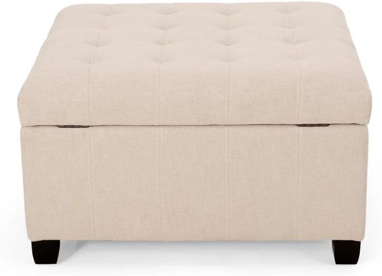 Comfynest Modern Square Tufted Storage Ottoman - Image 2
