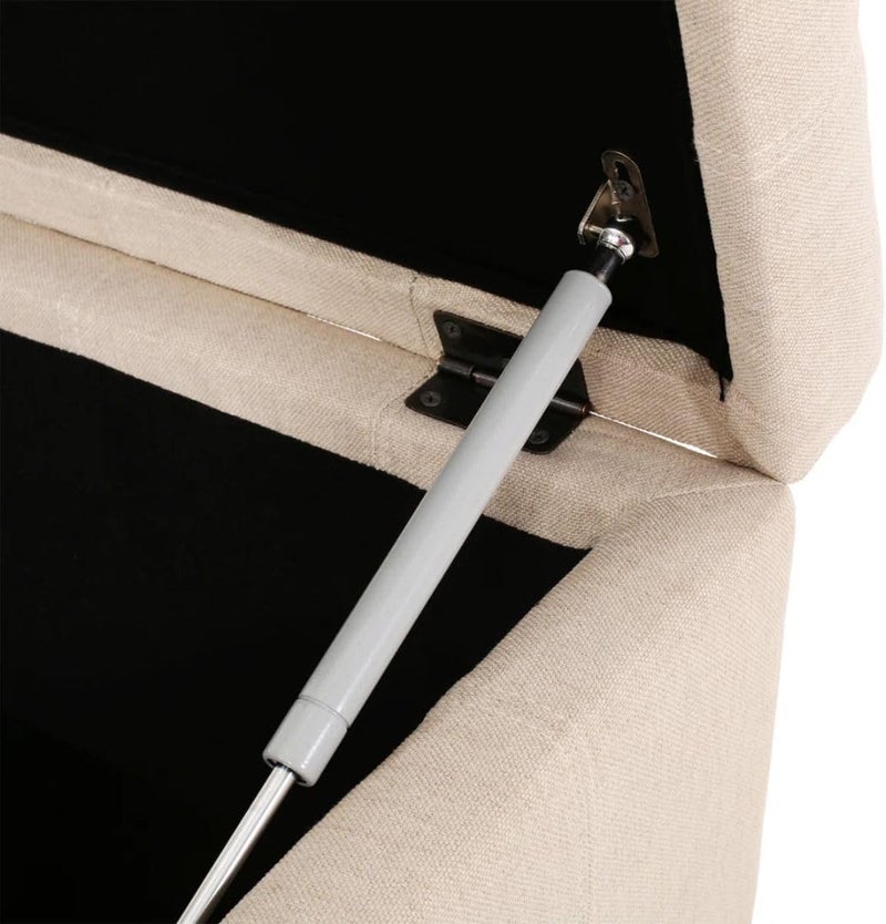 Comfynest Modern Square Tufted Storage Ottoman - Image 4