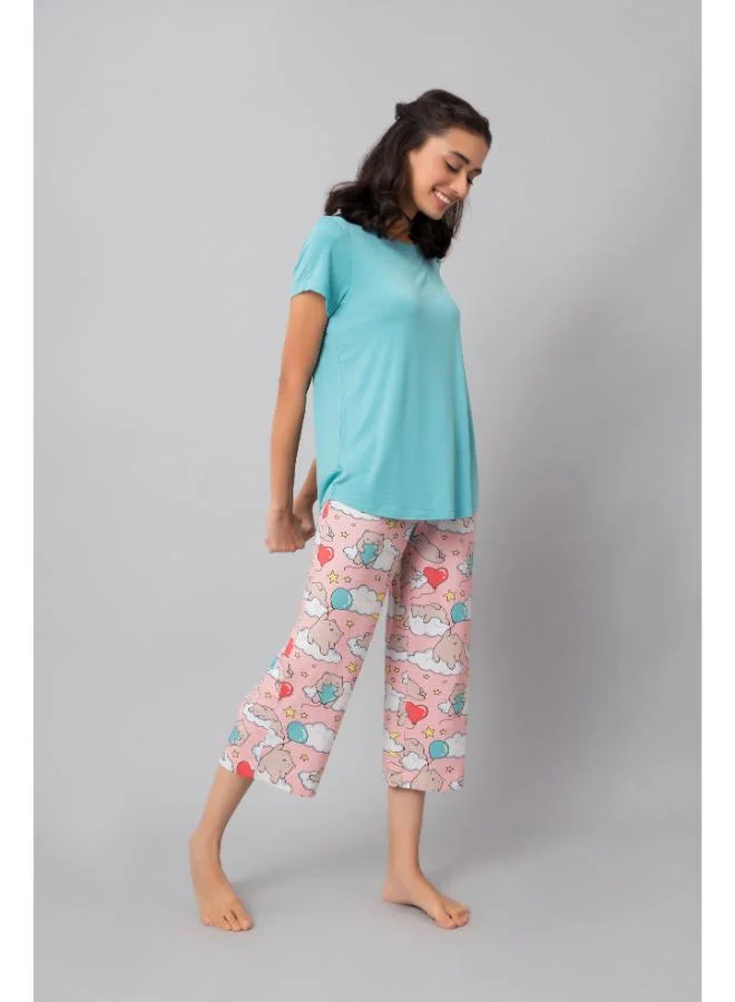 NeceSera Teal Top