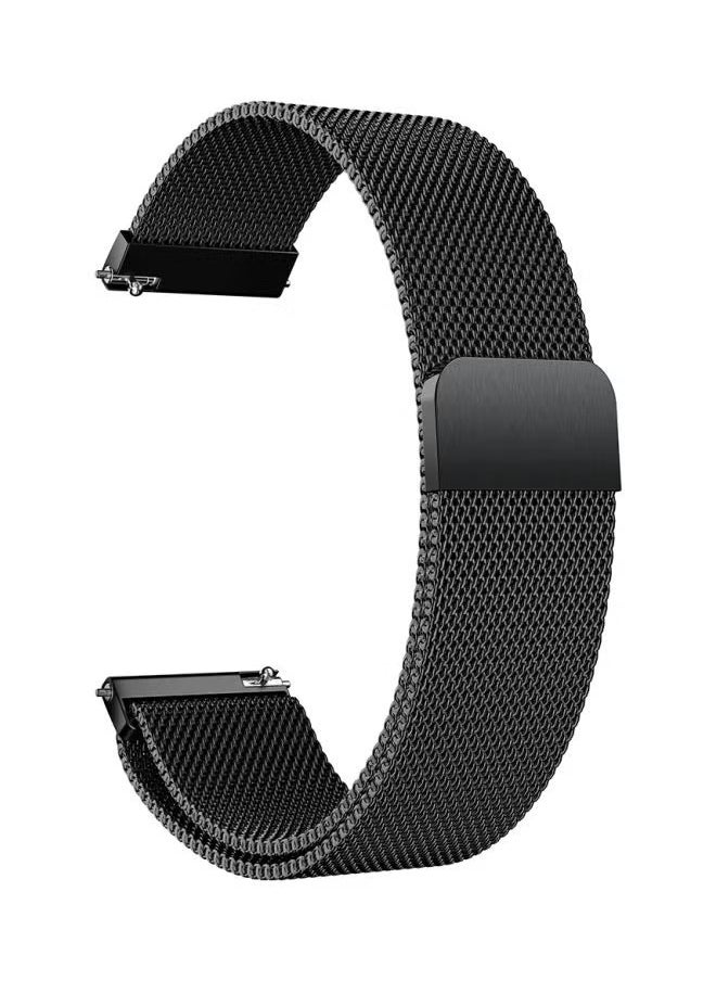 20mm Milanese Band for Samsung Watch 6/Watch 5/Watch 4/Active 2/Active Black - pzsku/Z333898C295BF3B2183FAZ/45/_/1711643106/17f5f324-034f-429e-b4cb-bee1649481aa