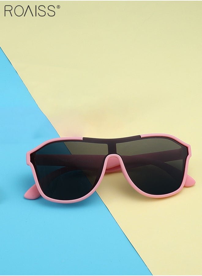 roaiss - Kids Sunglasses Polarized Sunglasses Boys Girls UV Protection Shades Glasses Party Favors Silicone Frame TAC Lense - Image 1