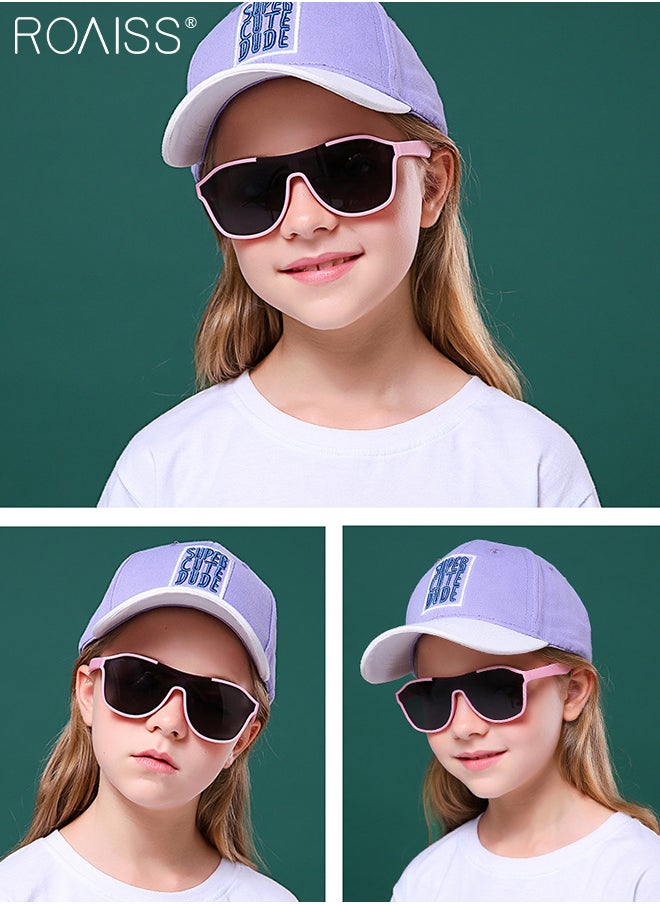 roaiss - Kids Sunglasses Polarized Sunglasses Boys Girls UV Protection Shades Glasses Party Favors Silicone Frame TAC Lense - Image 1