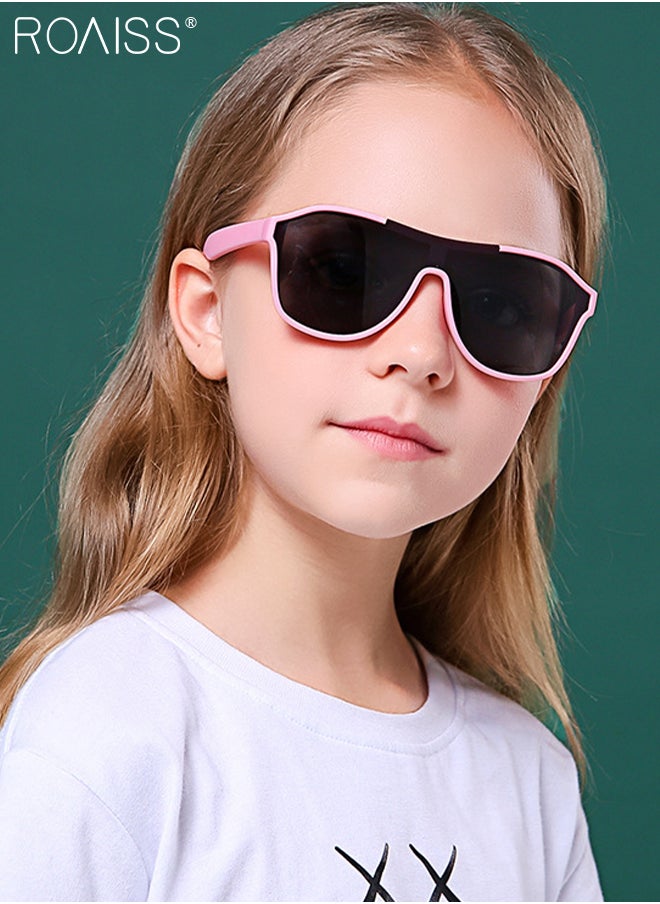 roaiss - Kids Sunglasses Polarized Sunglasses Boys Girls UV Protection Shades Glasses Party Favors Silicone Frame TAC Lense - Image 1