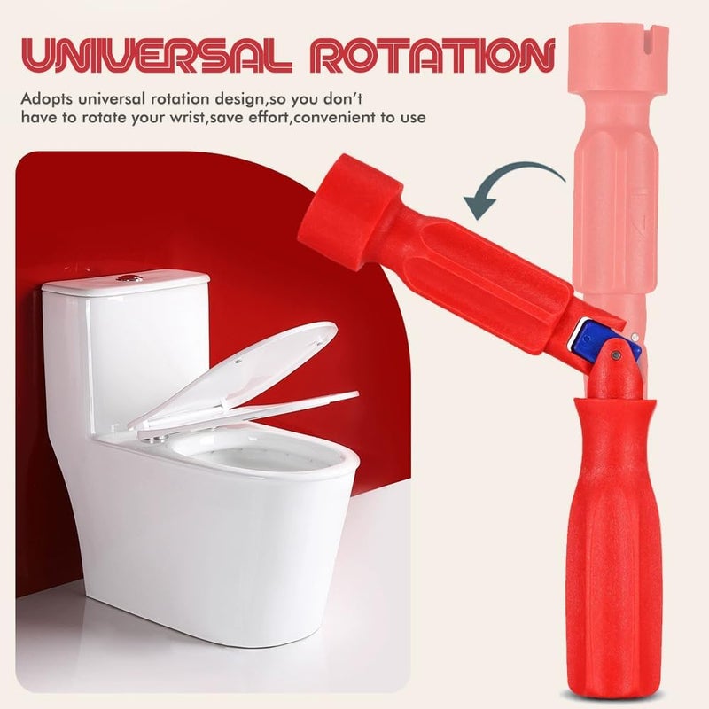VortecSys Toilet Seat Fitting Tool, Toilet Seat Repair Wrench 10/13/17mm Professional Universal Plastic High-Strength Installation Tool (1 Pack) - Image 2