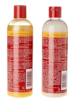 Argan Creme Of Nature Argan Shampoo & Conditioner Set Each 350ml 2PCS  - Image 2