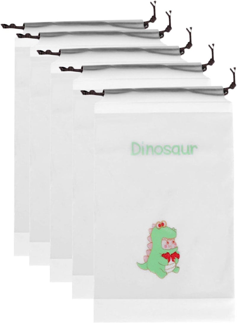 GGOOT Clear Drawstring Pouch,Beautiful Portable Transparent Drawstring Pouch For Jewelry | Reusable Waterproof Drawstring Bag For Rings, Earrings, Necklaces  - Image 1