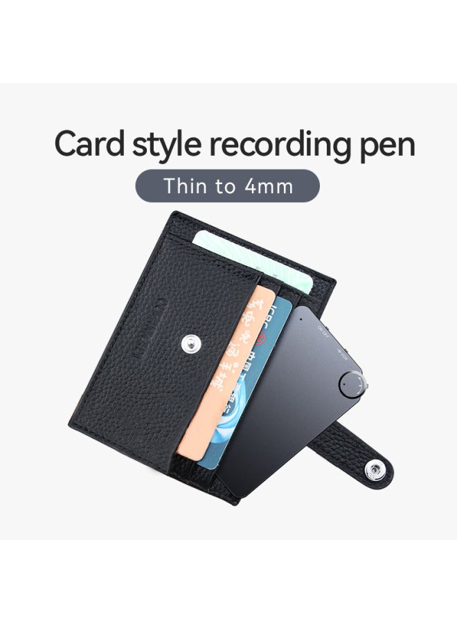 قلم تسجيل ذكي لتحويل النص إلى نص، وضع استعداد طويل جدًا، دقة عالية، تقليل الضوضاء، تفعيل الصوت، التحكم الصوتي، نوع بطاقة التسجيل، قلم تسجيل اللون: أسود، السعة: 8 جيجابايت - Image 2