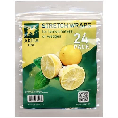 HardtoGETitems Lemon Wrap, Lemon Covers, Lemon Stretch Wraps for Lemon Halves and Wedges, Bag of 24 - Image 2