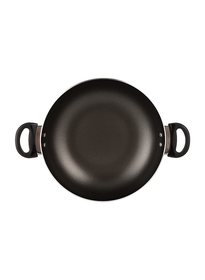 Prestige Classic. Flat Bottom Kadai Red 30cm - Image 3
