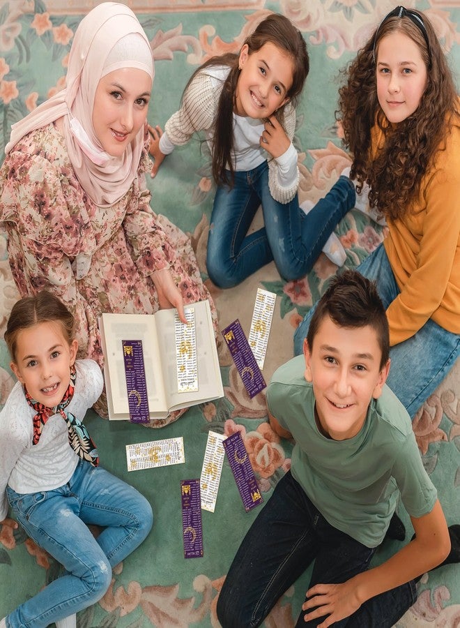 Yopyame 99 Names of Allah Bookmark - 100pcs Islamic Bookmarks Ramadan Eid Gifts Reflecting on The Names of Allah Arabic English Bookmarks Quran Muslim Islamic Arabic Gift for Women Men Quran Learning - Image 5