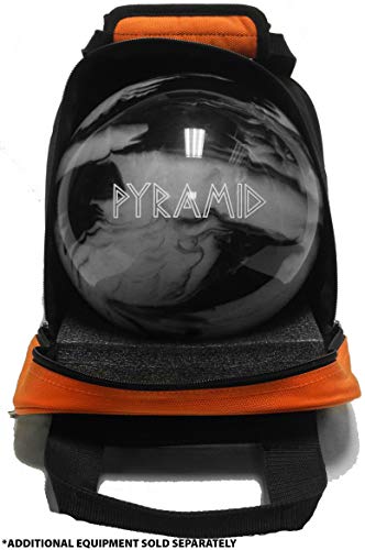 Pyramid Path Plus One Spare Tote Bowling Bag (Black/Orange) - Image 3