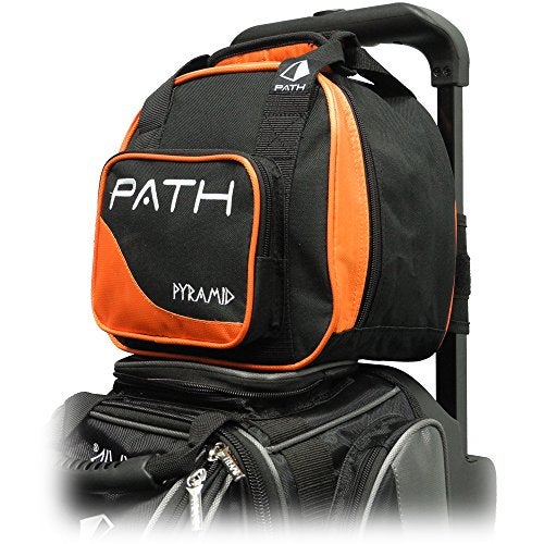 Pyramid Path Plus One Spare Tote Bowling Bag (Black/Orange) - Image 2