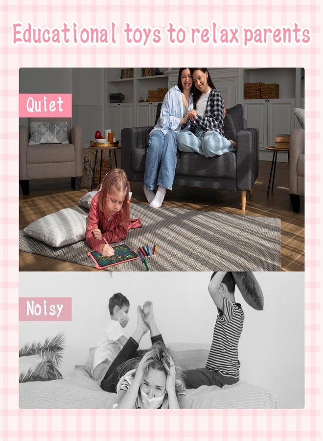 EooCoo Toddler Toys, LCD Writing Tablet for Kids 2 Pack, Drawing Pad for Kids, Toddler Travel Essentials, No Mess Coloring Books, Road Trip Activities, Age 3-5 Boys Girls Gifts - 8.5 Inch - Image 5