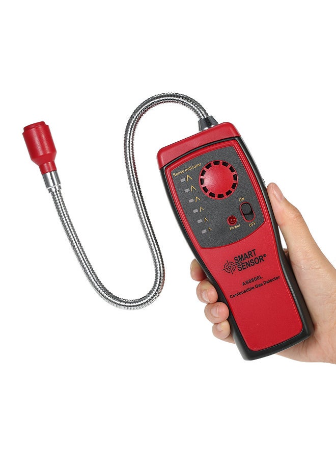 SMART SENSOR Brand New Handheld Portable Automotive Mini Combustible Gas Detector Gas Leakage Location Determine Tester with Sound and Light Alarm  - Image 2