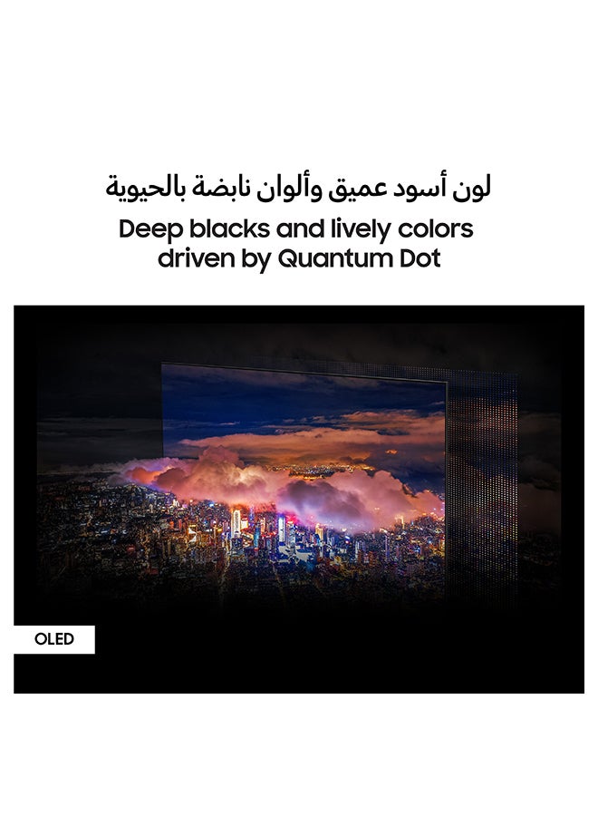 سامسونج تلفزيون ذكي، OLED، S90C، 77 بوصة، 2023، معالج الكم العصبي 4K، تصميم LaserSlim، Motion Xcelerator Turbo Pro - Image 5