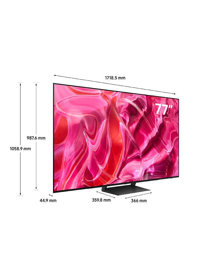 سامسونج تلفزيون ذكي، OLED، S90C، 77 بوصة، 2023، معالج الكم العصبي 4K، تصميم LaserSlim، Motion Xcelerator Turbo Pro - Image 3