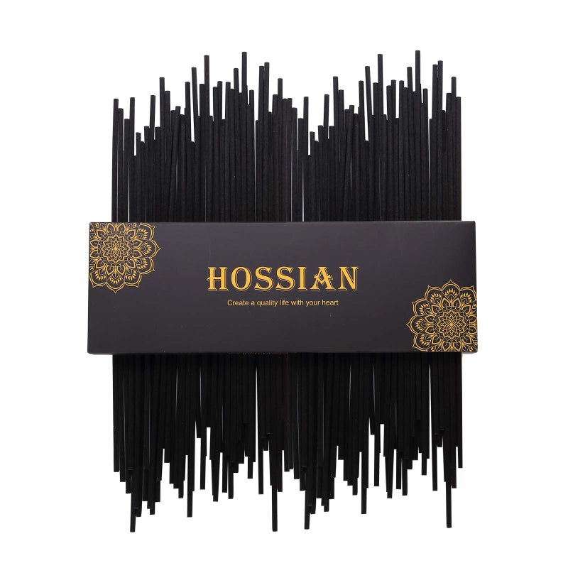 HOSSIAN HOSSIAN Reed Diffuser Sticks  Reed diffusersReed Sticks Diffuser Glass BottlesDiffuser Refills Natural Rattan Wood Replacement for Aroma Fragrance 10 Black 