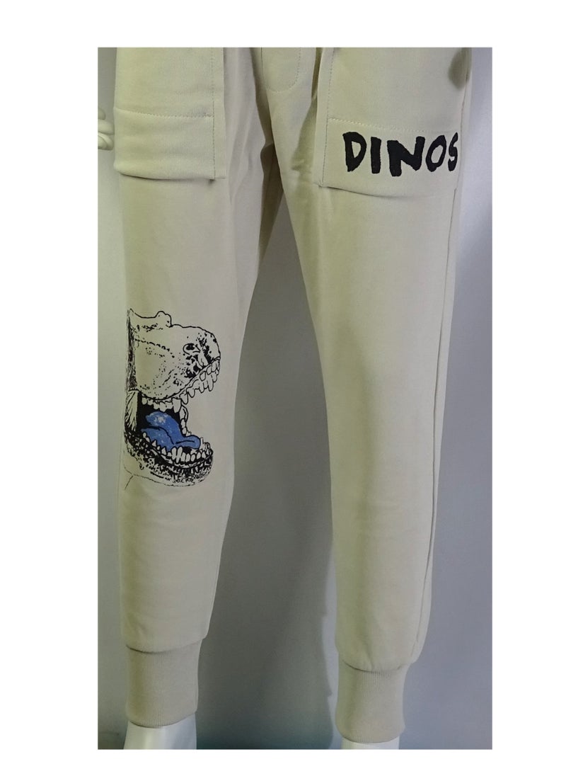 SHELTER - "Two-piece boys' outfit featuring a sweatshirt and pants with prints from the Shelter 1654 collection." - Image 1