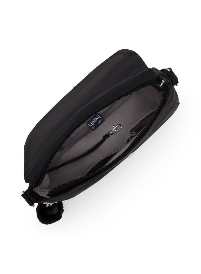 كيبلينغ حقيبة إيرثبيت متوسطة تُحمل عبر الجسم للكتف باللون الأسود نوار - Image 4