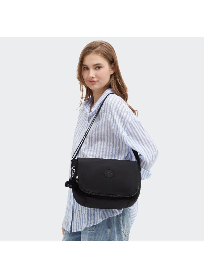 كيبلينغ حقيبة إيرثبيت متوسطة تُحمل عبر الجسم للكتف باللون الأسود نوار - Image 3