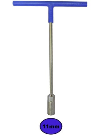 Inditrust Inditrust NEW Heavy duty 11mm T Spanner Hex type spanner Pack of 1pc Single Sided T Type Wrench  - Image 1