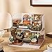 CUTEBEE Dollhouse Miniature with Furniture DIY Wooden Dollhouse Kit Plus Dust Proof Creative Room IdeaForest Tea Shop - Image 4
