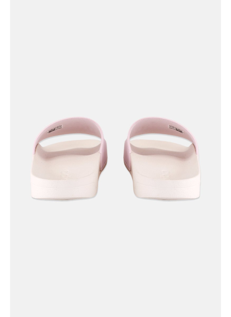 Adidas Women Adilette Shower Slip On Slides, White  - Image 3