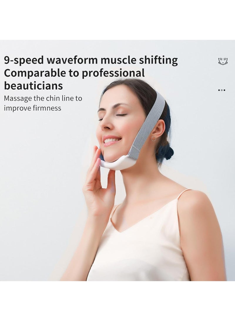 V Face Instrument, Facial Slimming Instrument, Microcurrent Facial Lifting, Eliminate Double Chin, Firming Face, Intelligent Face Slimming Device for Home, Offices - Image 3