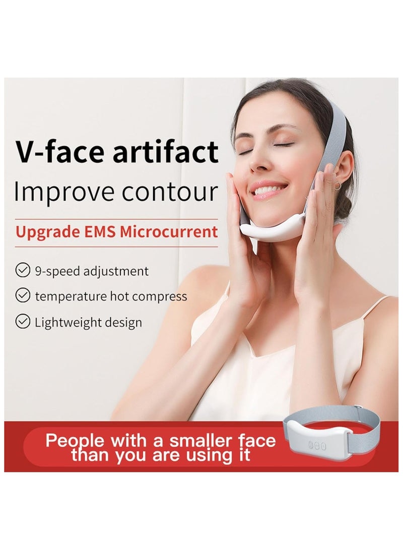 V Face Instrument, Facial Slimming Instrument, Microcurrent Facial Lifting, Eliminate Double Chin, Firming Face, Intelligent Face Slimming Device for Home, Offices - Image 4
